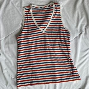 Madewell striped tanktop